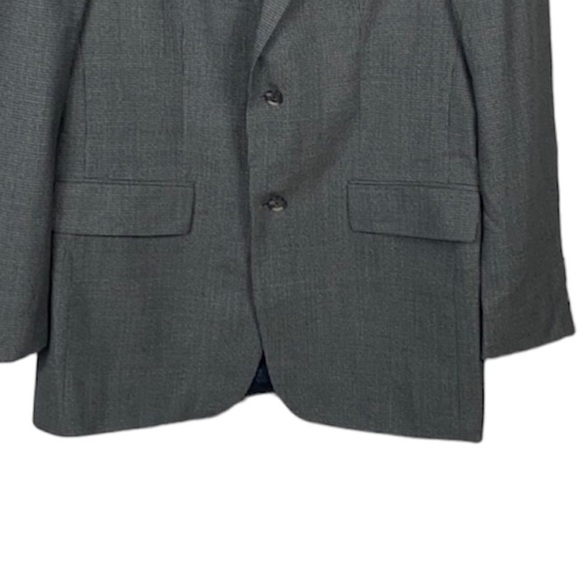 Oscar De La Renta Vintage Plaid Wool Blazer size 42L - Picture 4 of 10